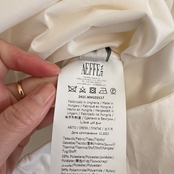 PHILOSOPHY di LORENZO SERAFINI Rare Pure White Stretch Wrap Ruched Shirt Dress - Picture 9 of 9